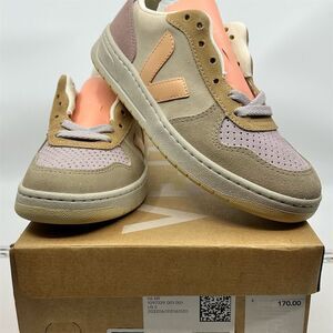 Veja V-10 Women's Sneakers Multicolor Peach Size 5 Casual Athletic